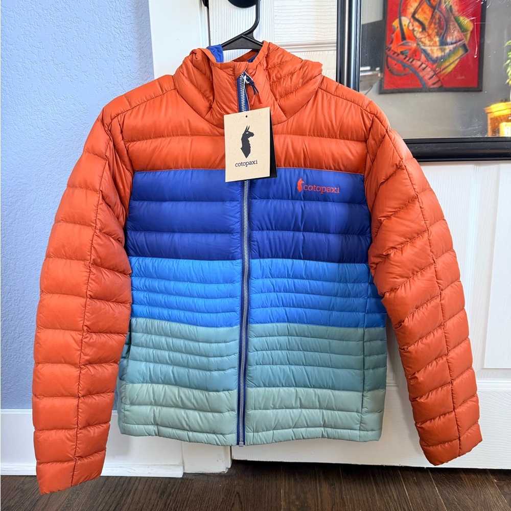 Cotopaxi Women’s Multicolor Fuego Down Hooded Jacket